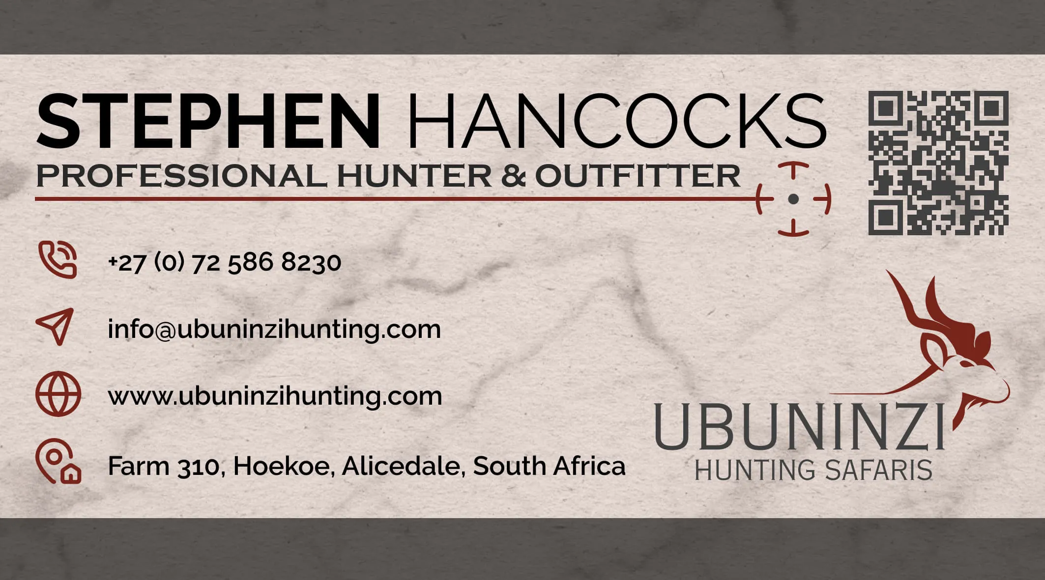 Business Card proof.